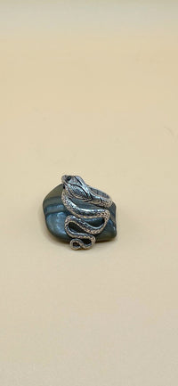 Sterling Silver Tibetan Snake Ring