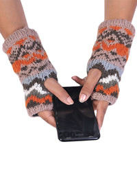 Tribal Knitted Woolen Handwarmer