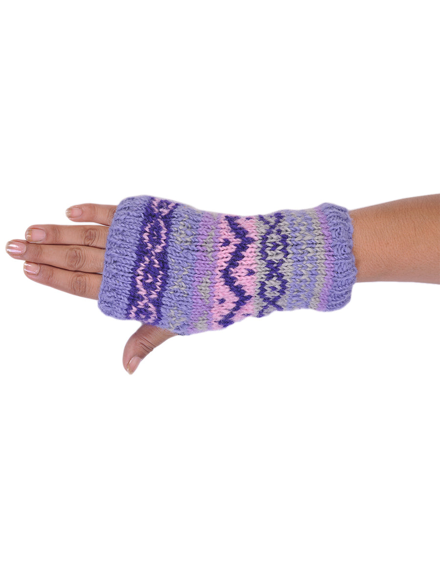 Tribal Knitted Woolen Handwarmer