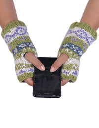 Tribal Knitted Woolen Handwarmer