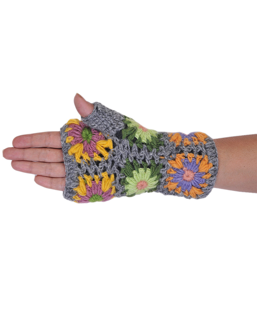 Crochet Woolen Handwarmer