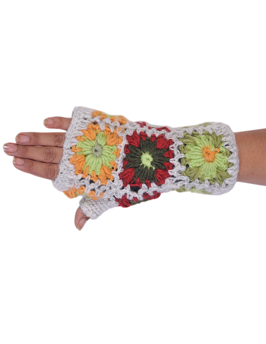 Crochet Woolen Handwarmer