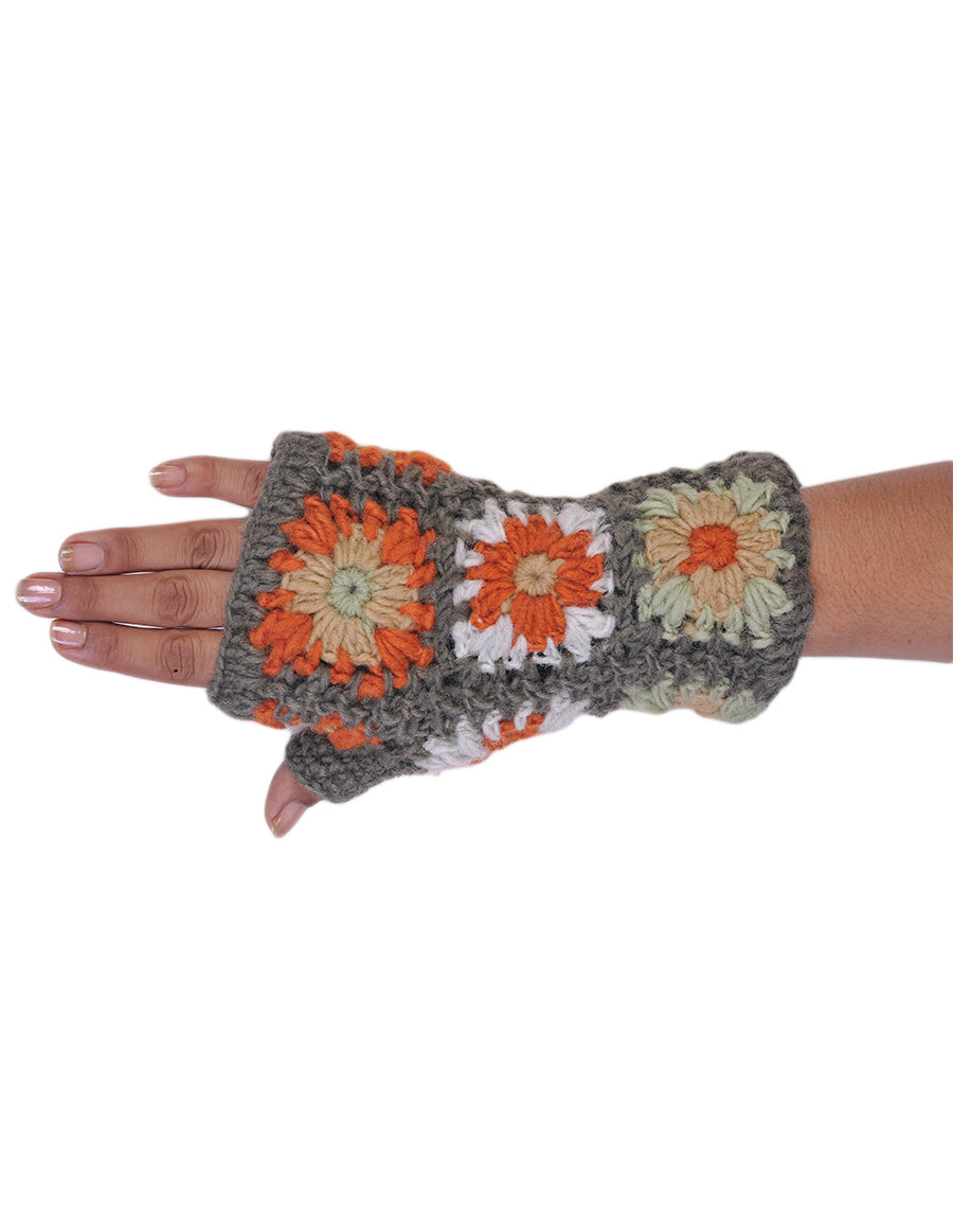 Crochet Woolen Handwarmer