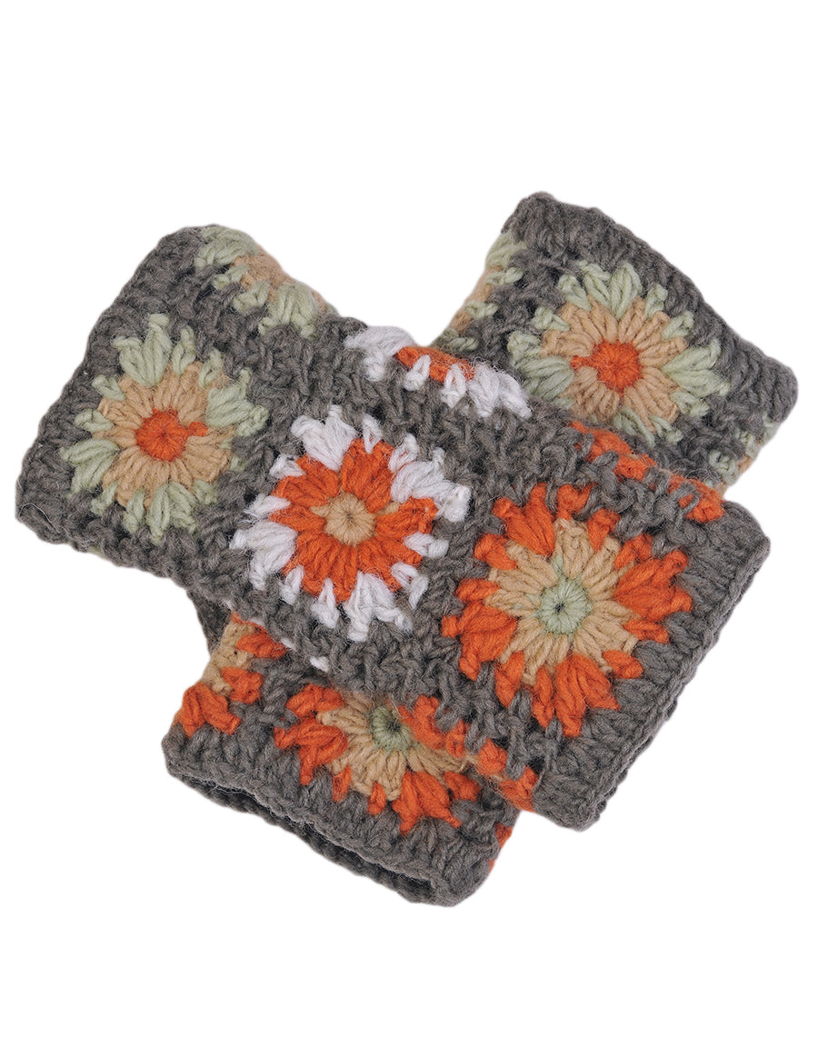 Crochet Woolen Handwarmer