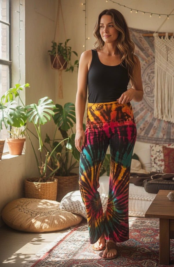 Tie Dyed Relaxed Trousers