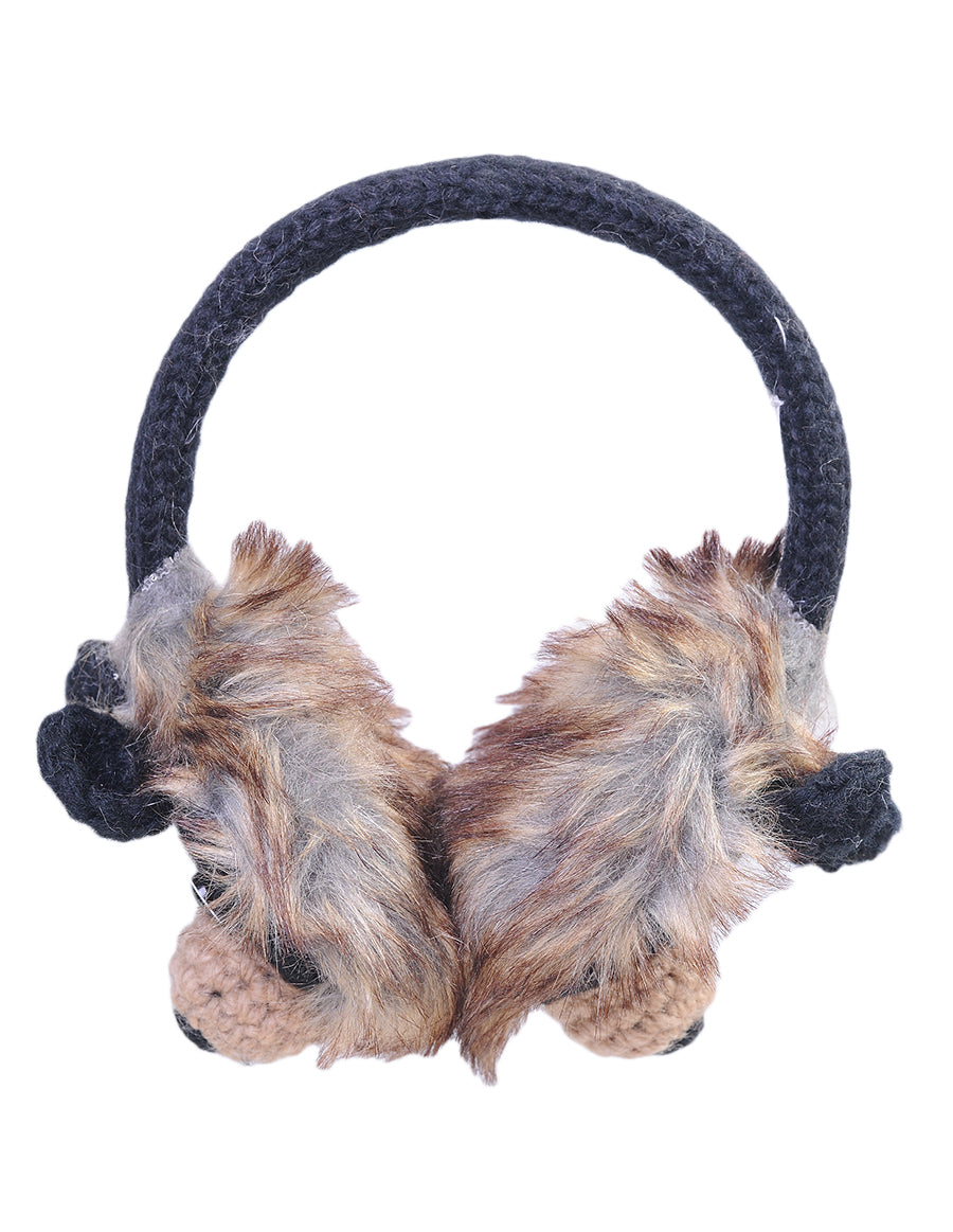 Black Bear Faced Ear Muff