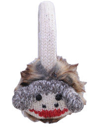 Sock Monkey Faced Ear Muff