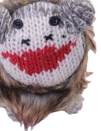 Sock Monkey Faced Ear Muff