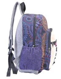 Hemp and Cotton Back Pack Bag