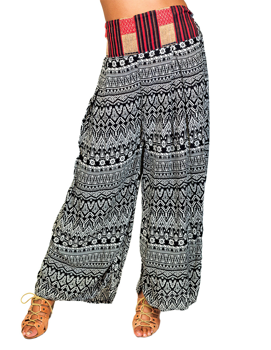 Tribal Print Palazzo Pants