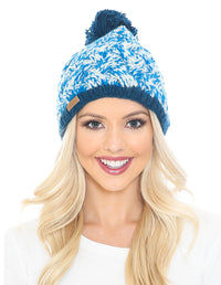 Woolen Beanie Hat with Pom Pom