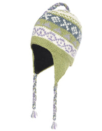 Tribal Pattern Ear Flap Woolen Hat