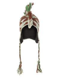 Mohawk Woolen Lined Beanie Ear Flap Hat
