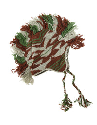 Mohawk Woolen Lined Beanie Ear Flap Hat