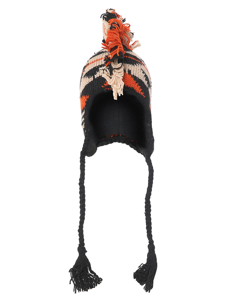 Mohawk Woolen Lined Beanie Ear Flap Hat