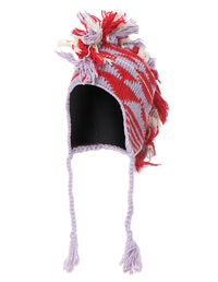 Mohawk Woolen Lined Beanie Ear Flap Hat