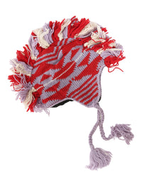 Mohawk Woolen Lined Beanie Ear Flap Hat