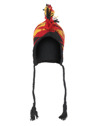 Mohawk Woolen Lined Beanie Ear Flap Hat