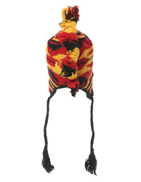 Mohawk Woolen Lined Beanie Ear Flap Hat
