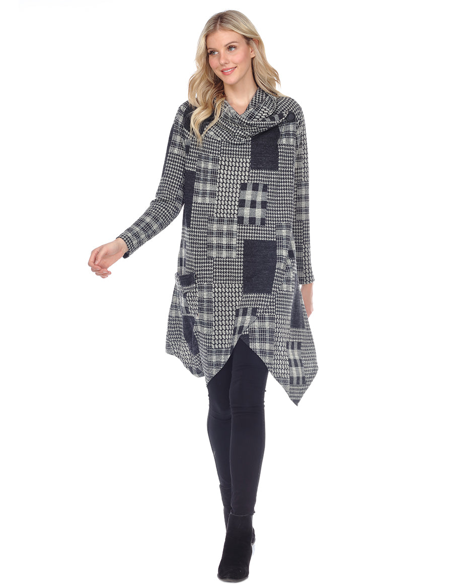 Long Squared Pattern Tunic