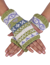 Tribal Knitted Woolen Handwarmer