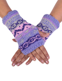 Tribal Knitted Woolen Handwarmer