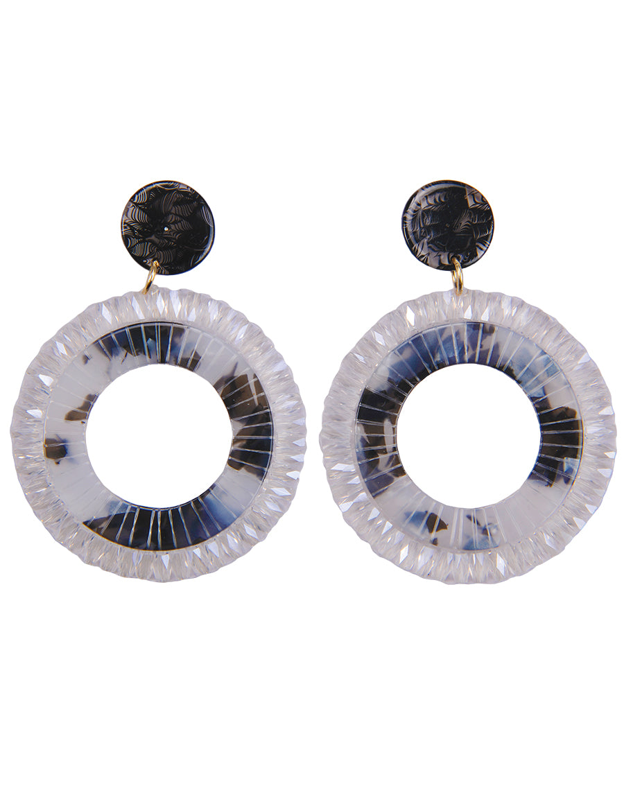 Shell Circle Earrings