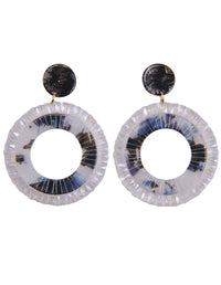 Shell Circle Earrings