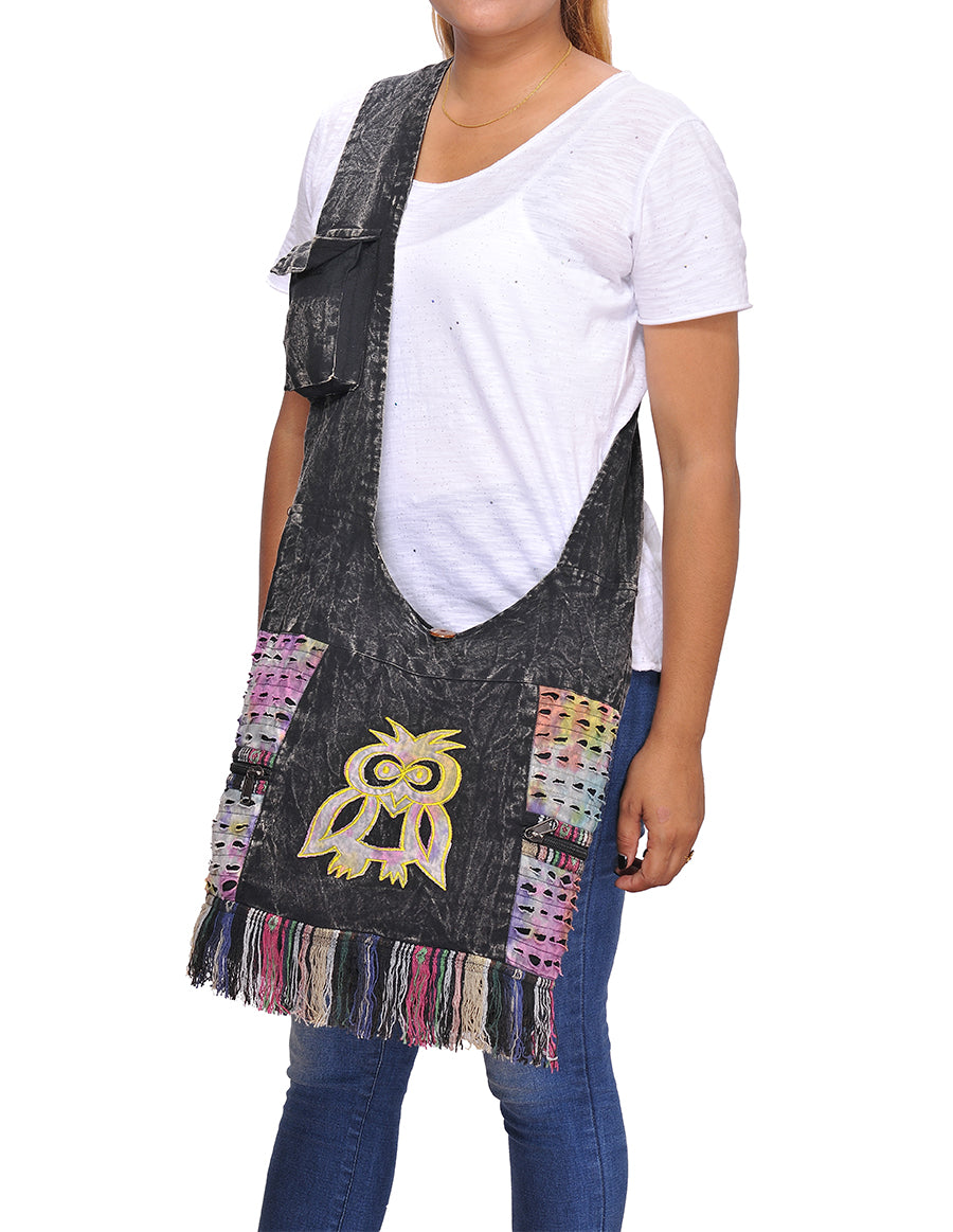 Owl Patch Hobo Bag