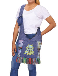 Owl Patch Hobo Bag