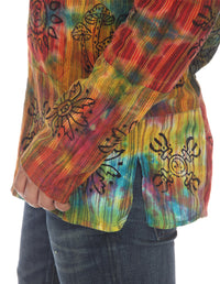 Tie Dye Patch Unisex Top