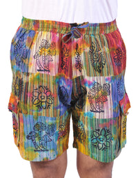 Tie Dye Patch Unisex Shorts