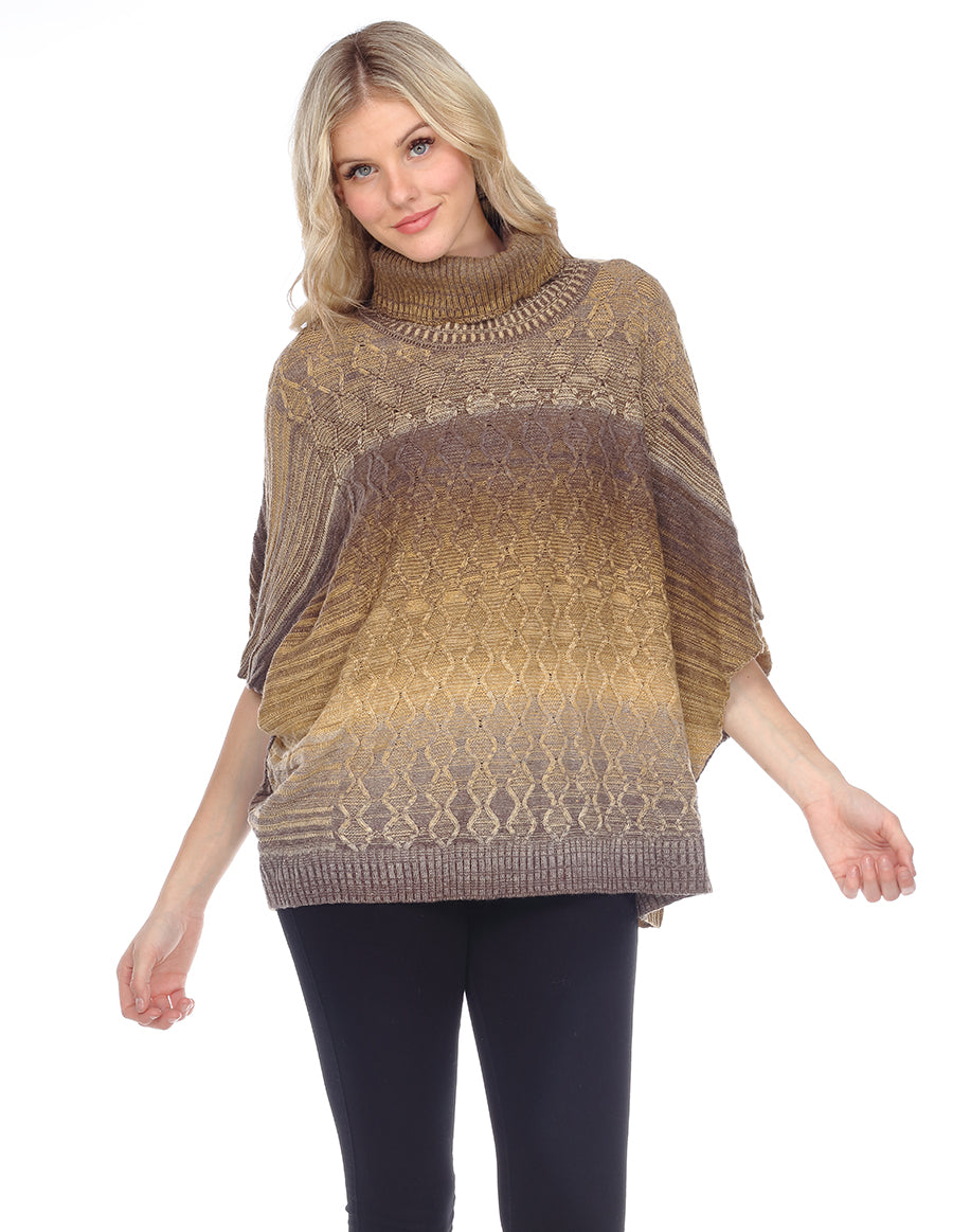 Palila Turtle Neck Poncho