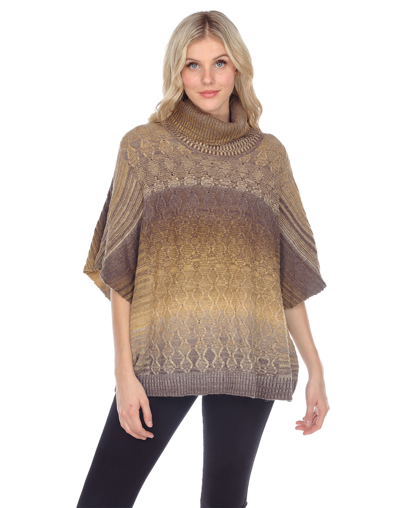 Palila Turtle Neck Poncho – Ethno Earth