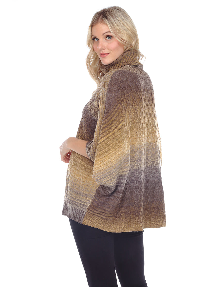 Palila Turtle Neck Poncho