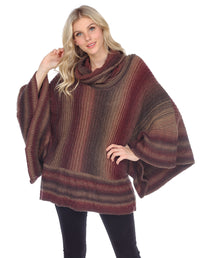 Palila Cowl Neck Poncho