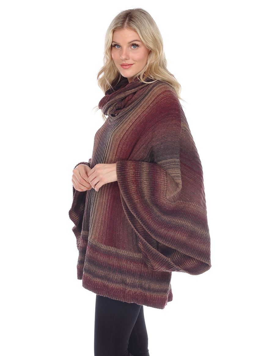 Palila Cowl Neck Poncho