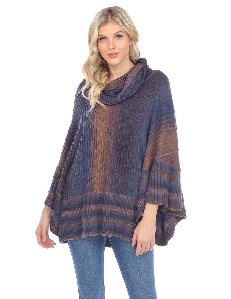 Palila Cowl Neck Poncho