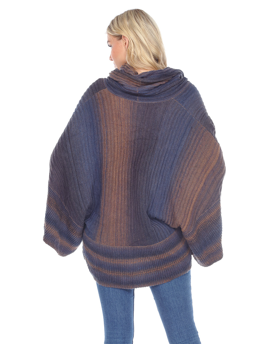 Palila Cowl Neck Poncho