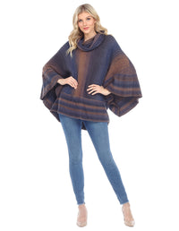 Palila Cowl Neck Poncho