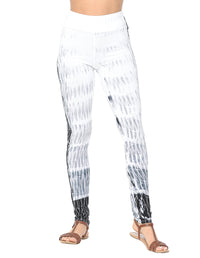 Black and Grey Basic Tie Dye Legging