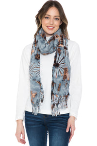 Tie Dye Rayon Scarf