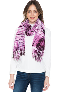 Tie Dye Rayon Scarf