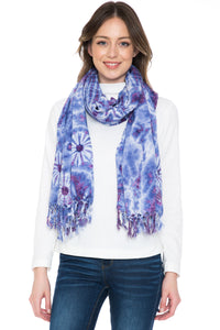 Tie Dye Rayon Scarf