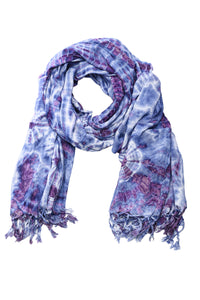 Tie Dye Rayon Scarf