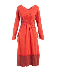 Full Sleeve Cotton Maxi Dress