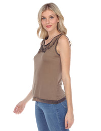 Palila Lace Design Tank Top