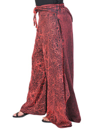 Cotton Full Embroidery Palazoo Pants