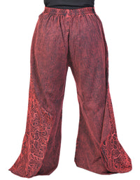Cotton Full Embroidery Palazoo Pants