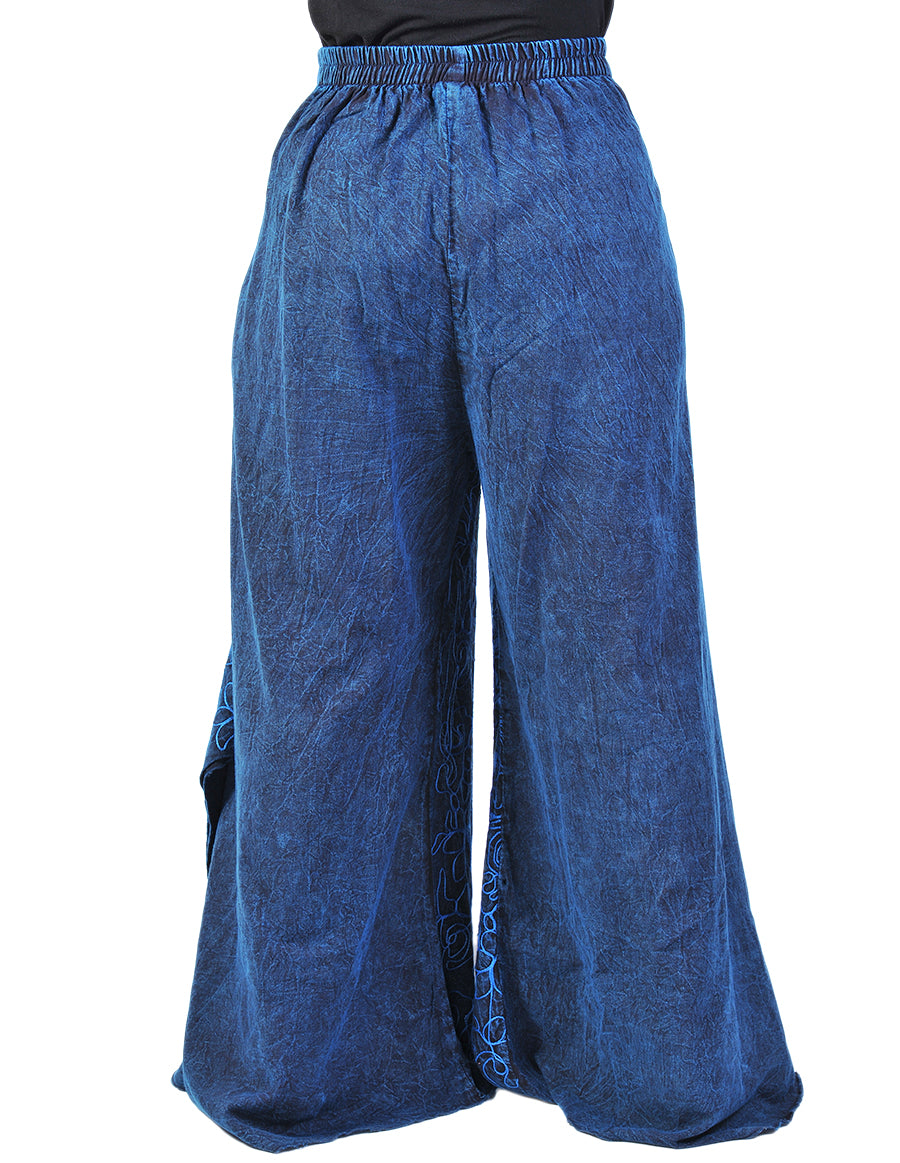Cotton Full Embroidery Palazoo Pants